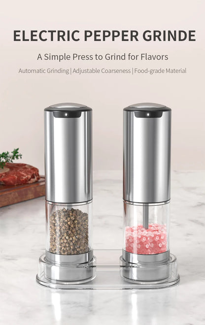 Kitchen  Electric Automatic Mill Pepper And Salt Grinder With LED  Adjustable Coarseness Partner Manufacturers kitchen appliance