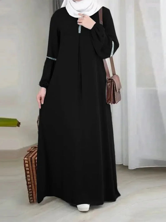 Muslim family - Women’s Casual Loose-Fit Abaya