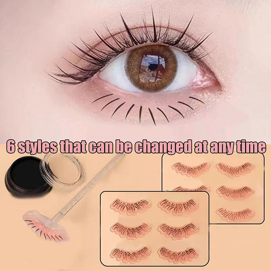 Makeup and face  Silicone Lower Eyelash Eyeliner Stamp Lashes Extension Ink DIY