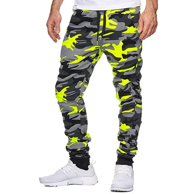 Men clothing  New Mens Casual Fashion Pants Sportswear Skinny Male Trousers Gyms Tracksuits Bottoms Hip Hop Streetwear Joggers Sweatpants K103