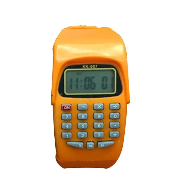 Jewellery   2 in 1 Fashion Digital Student Exam Special Calculator Watch Children Electronic Watch Time Calculator New Watch Mini Calculator