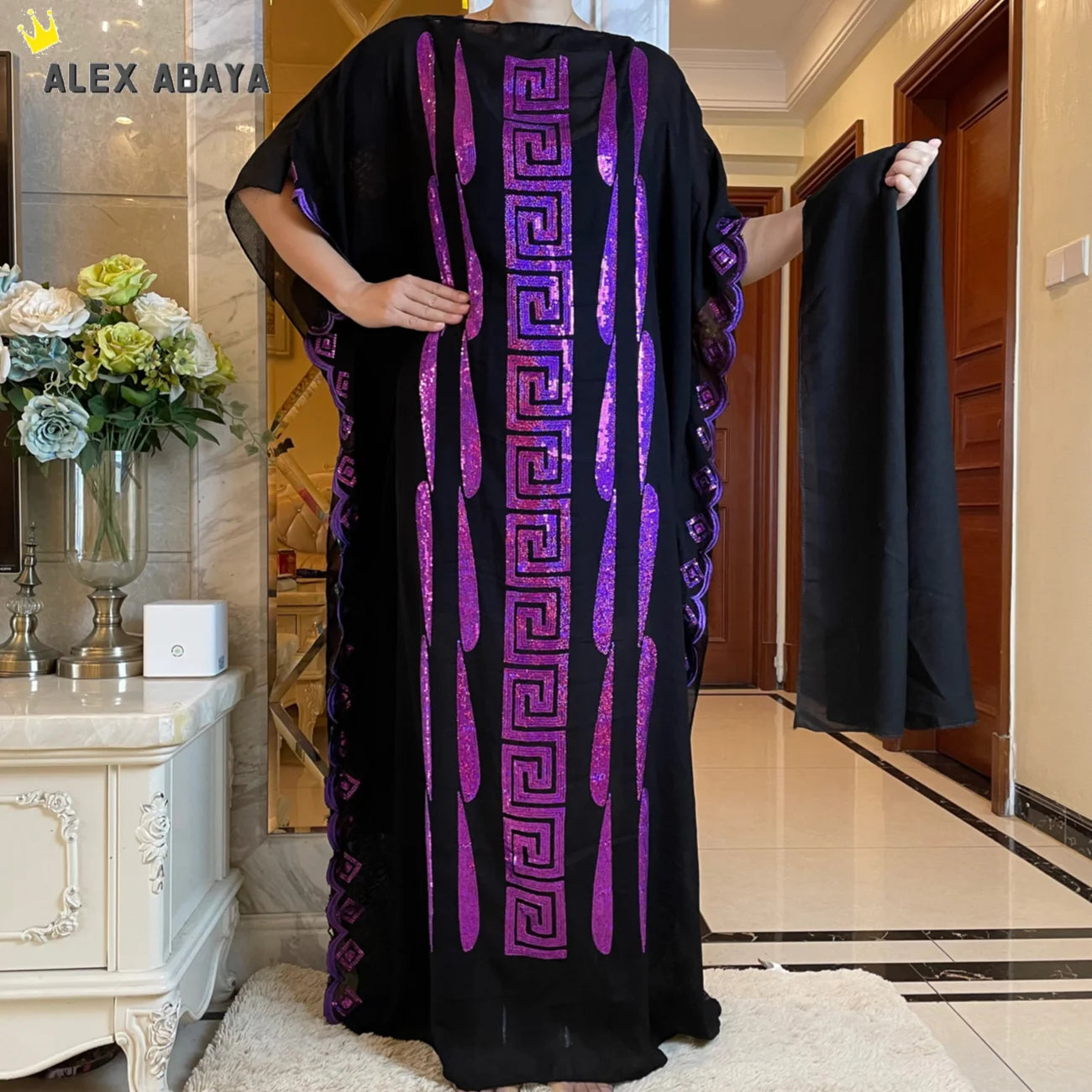 Muslim family   Free Shipping Muslim Abaya Dubai Turkey Muslim Hijab Dresses African Caftan  Party Elegant Islamic Embroidery Clothing AL034