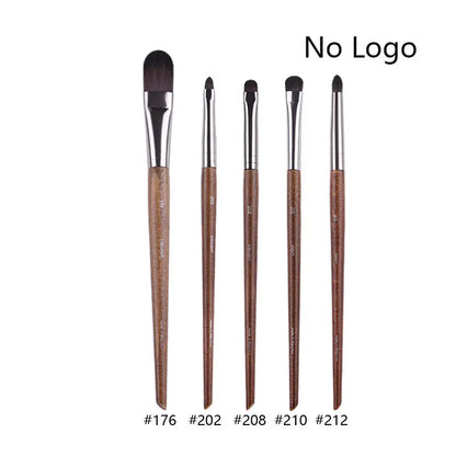 Makeup and face  5pcs/set Natural Wood Eyeshadow Makeup Brushes Eye Detail Make Up