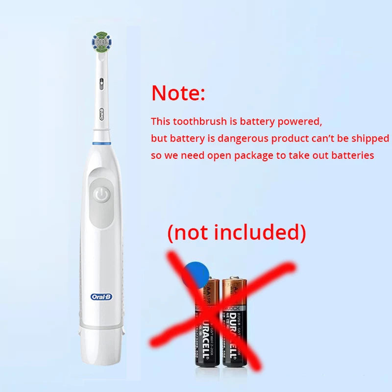 Bathroom  Oral-B Electric Toothbrush Rotating Toothbrush Battery Powered Brush