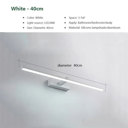 Bathroom   Modern LED Wall Light Vanity Lamp