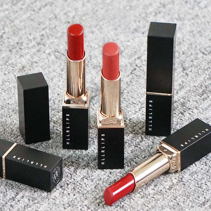 Makeup and face 8 Colors Charm Women Lipstick Red Color Daily Use Waterproof Long Lasting Brightly Lip Stick Tint Makeup Cosmetic