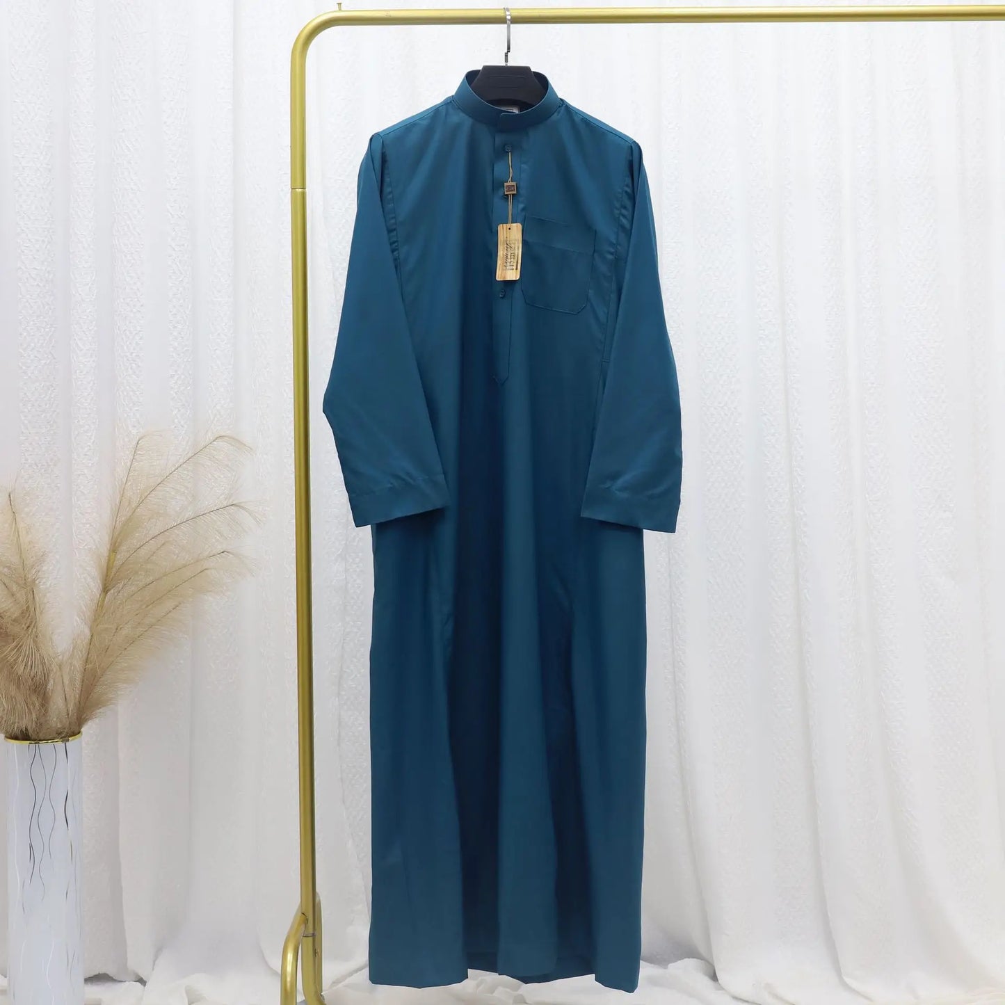 Muslim family   Muslim Eid Men Long Robe Kimono Dishdasha Modest Islamic Dubai Saudi Abayas Prayer Abaya Kaftan Ramadan Morocco Jubba Thobe