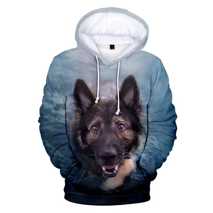 Men clothing  German Shepherd Hoodie