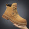 Men shoes High Top Men Boots Fashion Motorcycle Ankle Boots for Men New Hot Green Male Hiking Boot Winter Lace-Up Men's Shoes Botas Hombre