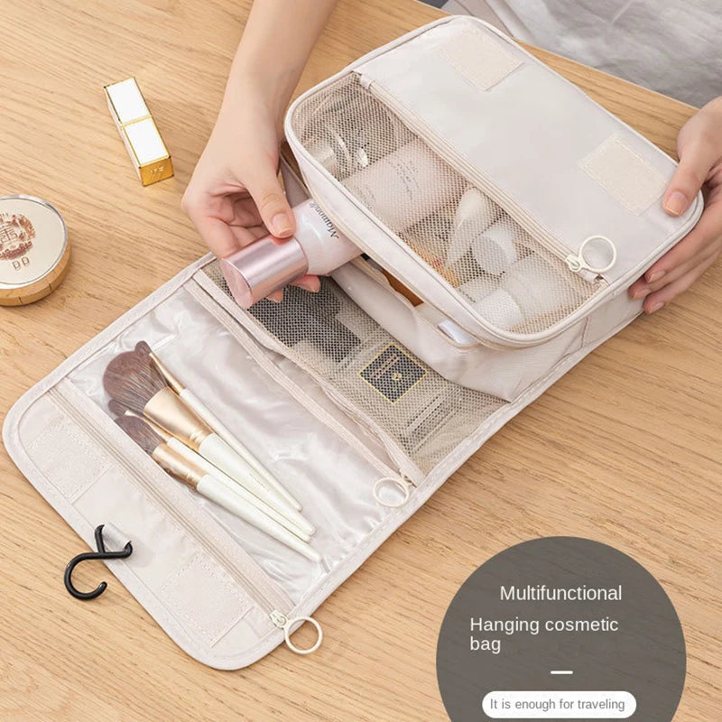 Makeup and face  Make Up For Women Foldable Travel Cosmetic Organizer Bags