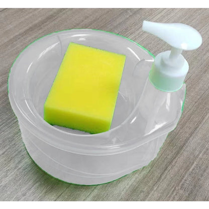 Kitchen  Detergent Press Portable Soap Dispenser Clean Cloth Dishwash Pot Soap Dispenser Clean Tool press type liquid outlet box