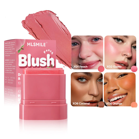 Makeup and face Rouge Blusher Cream Fruit Blush Stick 2 in 1 Lipstick