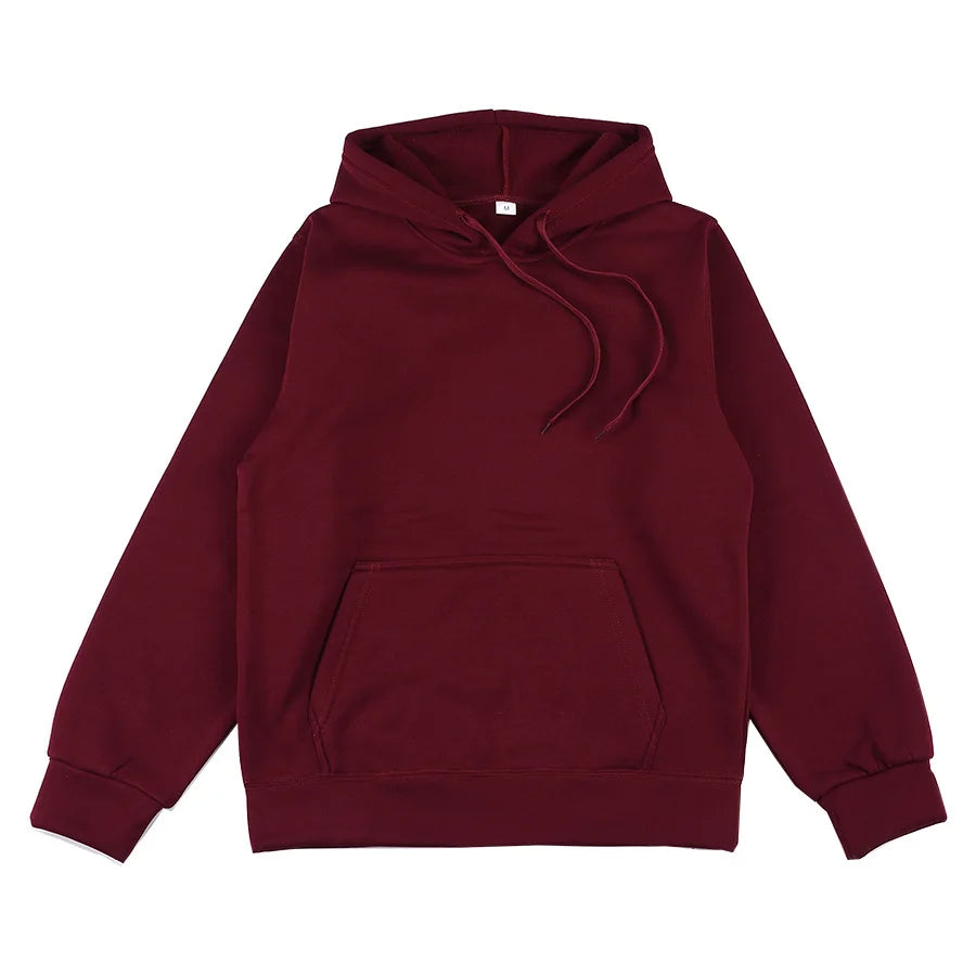 Men clothing   Hoodies Sweatshirts Men Woman Fashion Solid color Red Black Gray Pink Autumn Winter fleece Hip Hop Hoody Male Brand Casual Tops