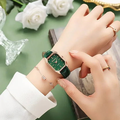 Jewellery  Women Watches Vintage Casual Leather Belt Watches Simple Ladies Small Dial Quartz Clock Wristwatches