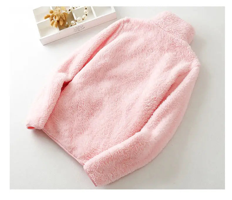 Woman clothing   Coral fleece plush jacket women's autumn and winter polar fleece thickened loose fragrance 2022 warm clothes jacket ins hot