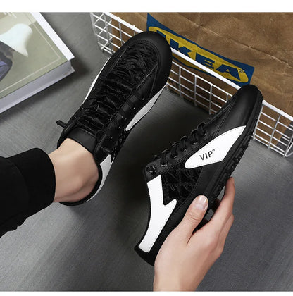 Men shoes Casual Shoes Fashionable Men's Half Slippers Men's Sports Shoes Brand Shoes  Slippers Men  Zapatos De Hombre