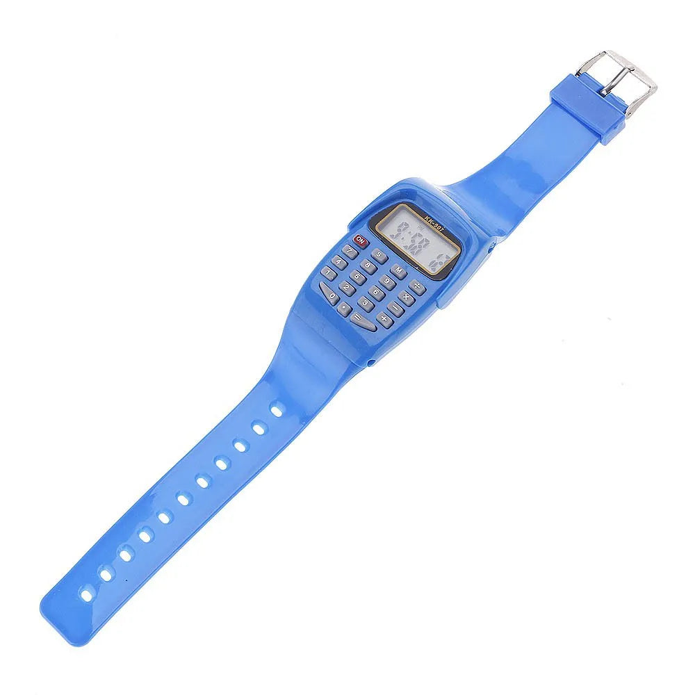 Jewellery   2 in 1 Fashion Digital Student Exam Special Calculator Watch Children Electronic Watch Time Calculator New Watch Mini Calculator