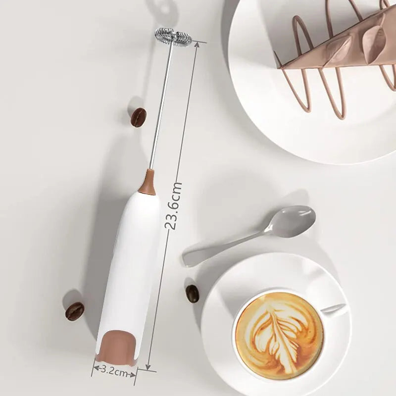 Kitchen Electric Milk Frother Kitchen Drink Foamer Mixer Stirrer Coffee Cappuccino Creamer Whisk Frothy Blend Egg Beater