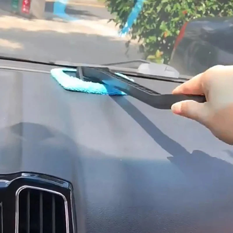 Ergonomic Car Window Cleaning Brush – Defog & Dust Removal Tool/Car
