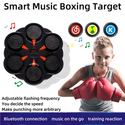 fitness  Smart Bluetooth Music Boxing Target Children's Music Boxing Machine Adult Home Fitness Electronic Boxing Wall Target Training