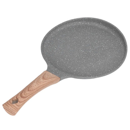 Kitchen  Non- Egg Frying Pan - Flat Multipurpose Cookware with Thick Base for induction Cooker & Hamburgers