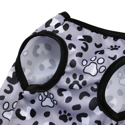 Pets Dog Clothes Summer Pet Leopard Print Vest For Small Medium Dogs Cats Soft Cozy Puppy Coat Breathable Cat Clothing Chihuahua Pug