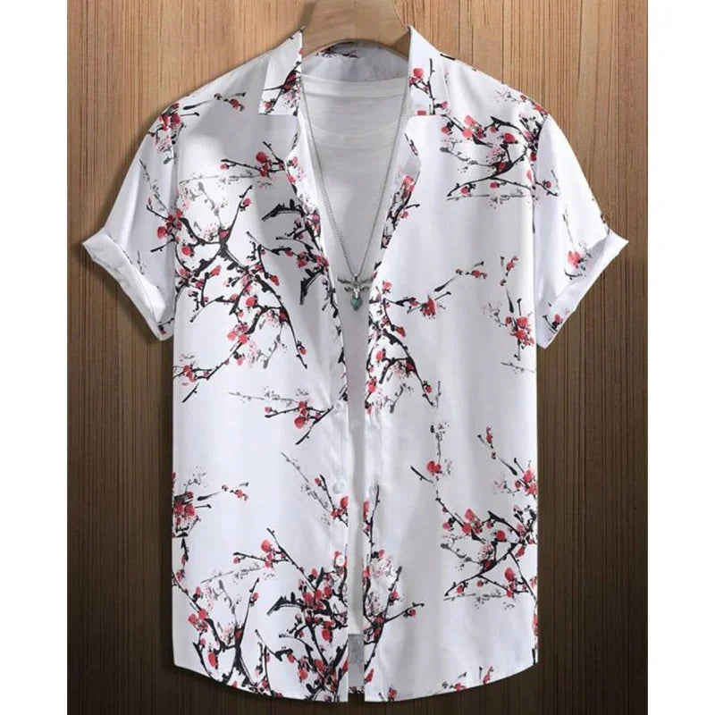 Men clothing Shirt For Men 3d Ink Painting Prints Men'S Clothing