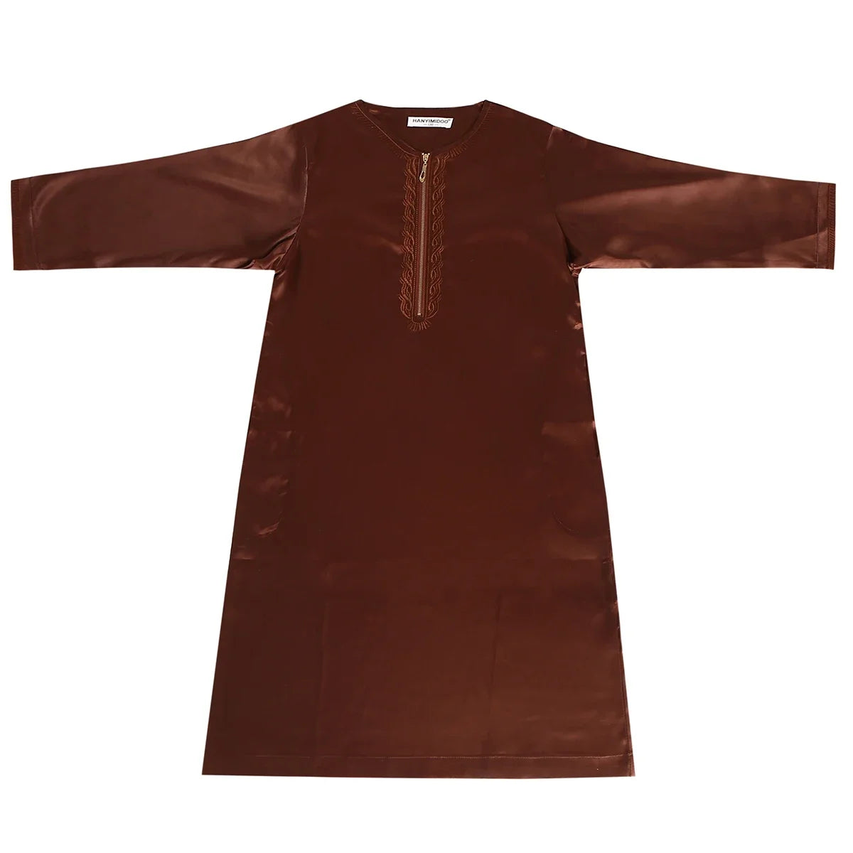 Muslim family   Teenage Ramadan Eid Muslim Robe Islamic Arab Children Long Sleeve Dress Jubba Thobe Abaya Dubai Boys Clothing Turkey Middle East