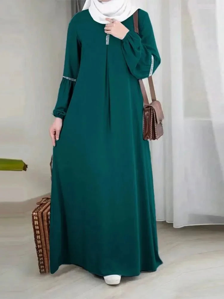 Muslim family - Women’s Casual Loose-Fit Abaya