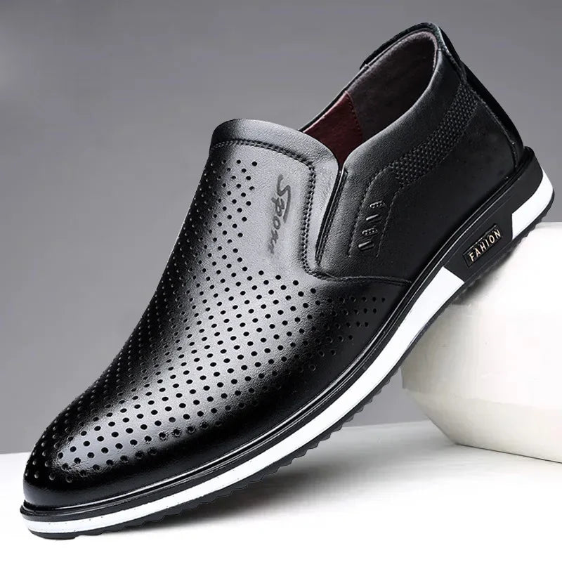 Men shoes Brand Leather Shoes for Men Designer Loafers High Quality Adult Moccasins Men Driving Shoes Male Footwear Men's Formal Shoes