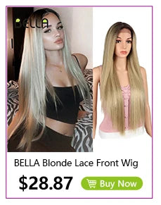 Crown & Glory Wigs  BELLA Lace Wigs Synthetic Deep Wave Curly Synthetic Lace Front Wig Blonde Wig Pink 30 Inch Hair Wigs For Black Women Cosplay