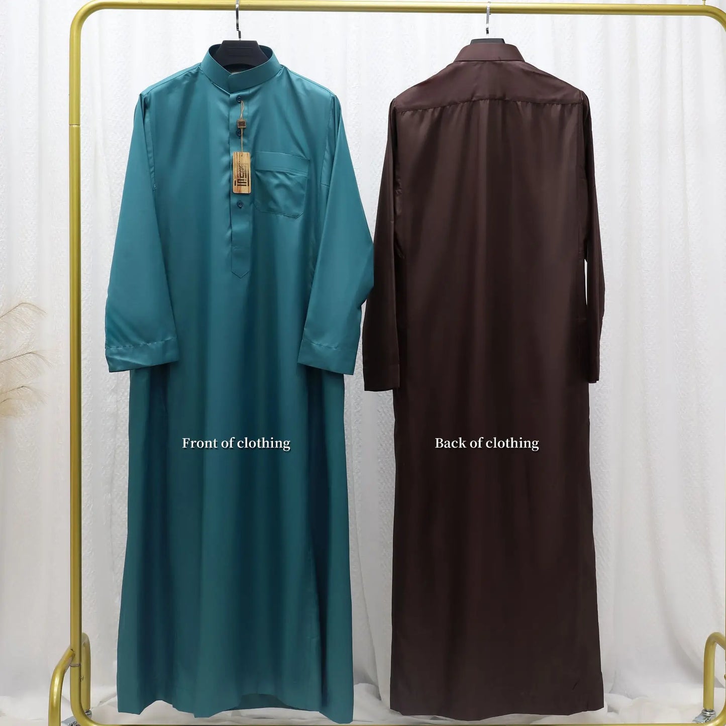 Muslim family   Muslim Eid Men Long Robe Kimono Dishdasha Modest Islamic Dubai Saudi Abayas Prayer Abaya Kaftan Ramadan Morocco Jubba Thobe