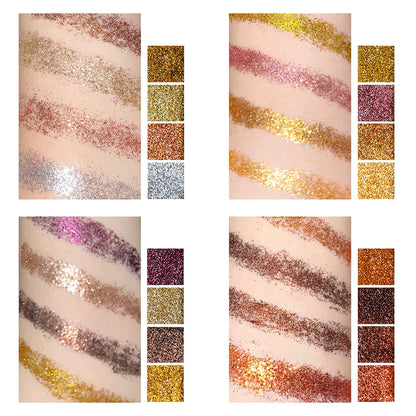 Makeup and face 16-color Eyeshadow Palette Shiny Gold Pearly Matte Glitter Eyeshadow