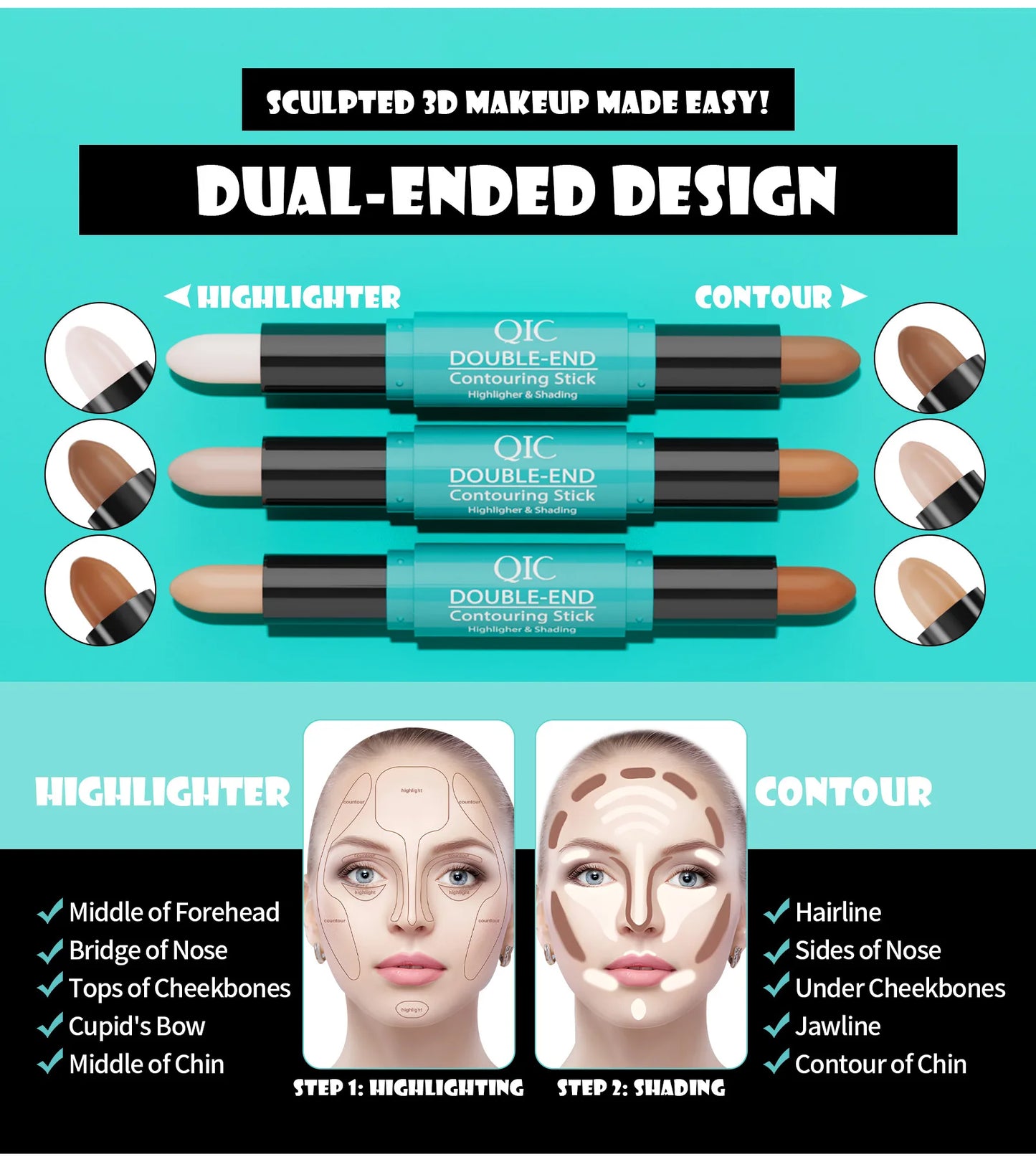 Makeup and face