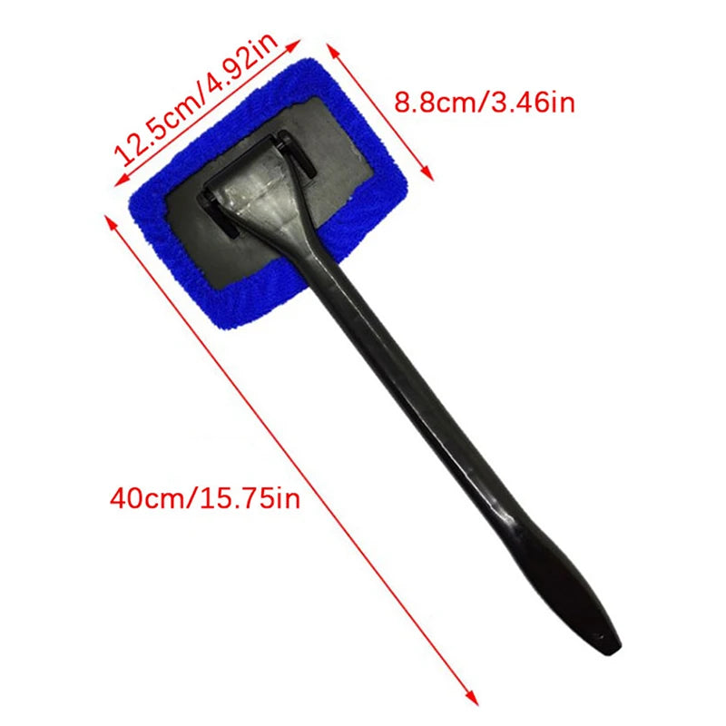 Ergonomic Car Window Cleaning Brush – Defog & Dust Removal Tool/Car