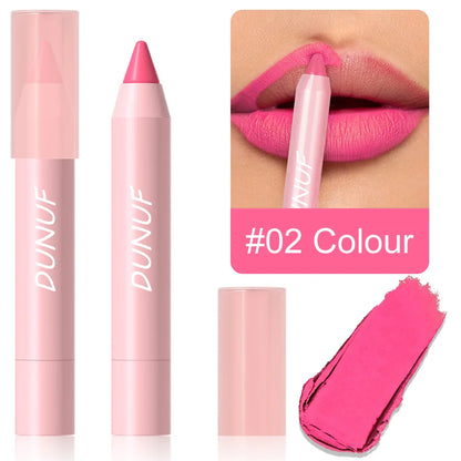 Makeup and Face 18-Colors Lipstick Pencil Waterproof Sexy Red Matte Contour Tint Lipstick Lasting