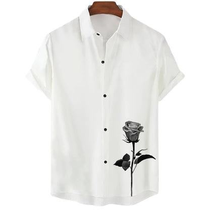 Men clothing  Sakura Pattern Shirt Unisex Shirt Hawaii Beach Shirts