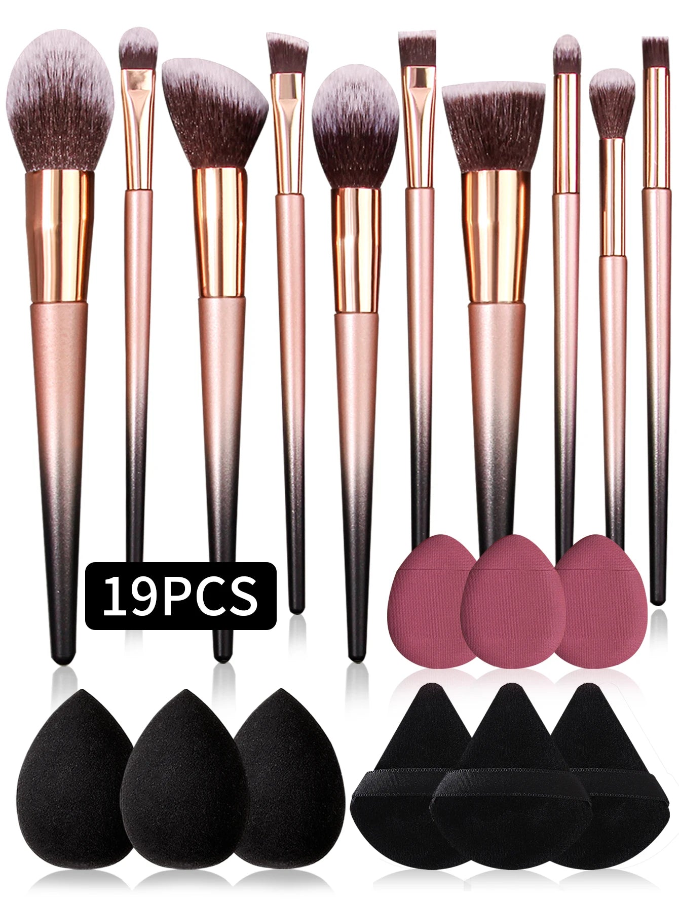 Makeup and face  Gradation Makeup Brush Set Soft Fluffy Cosmetic