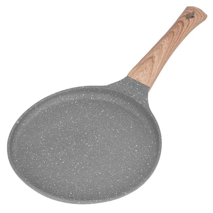 Kitchen  Non- Egg Frying Pan - Flat Multipurpose Cookware with Thick Base for induction Cooker & Hamburgers