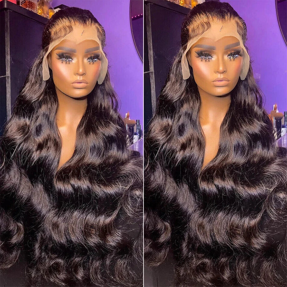 Crown & Glory Wigs  Body Wave Transparent 13x6 Lace Front Human Hair Wigs Remy Raw Indian Wavy 13x4 Lace Frontal Wig For Women 5x5 Closure Wig Sale