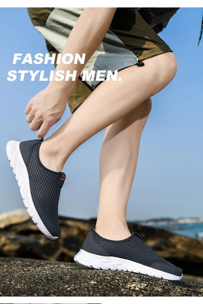 Men shoes  Summer Men's Casual Shoes Men Women Loafers Sneakers Fashion Wading Loafers Shoes Breathable Big Size 49  Tenis Masculino