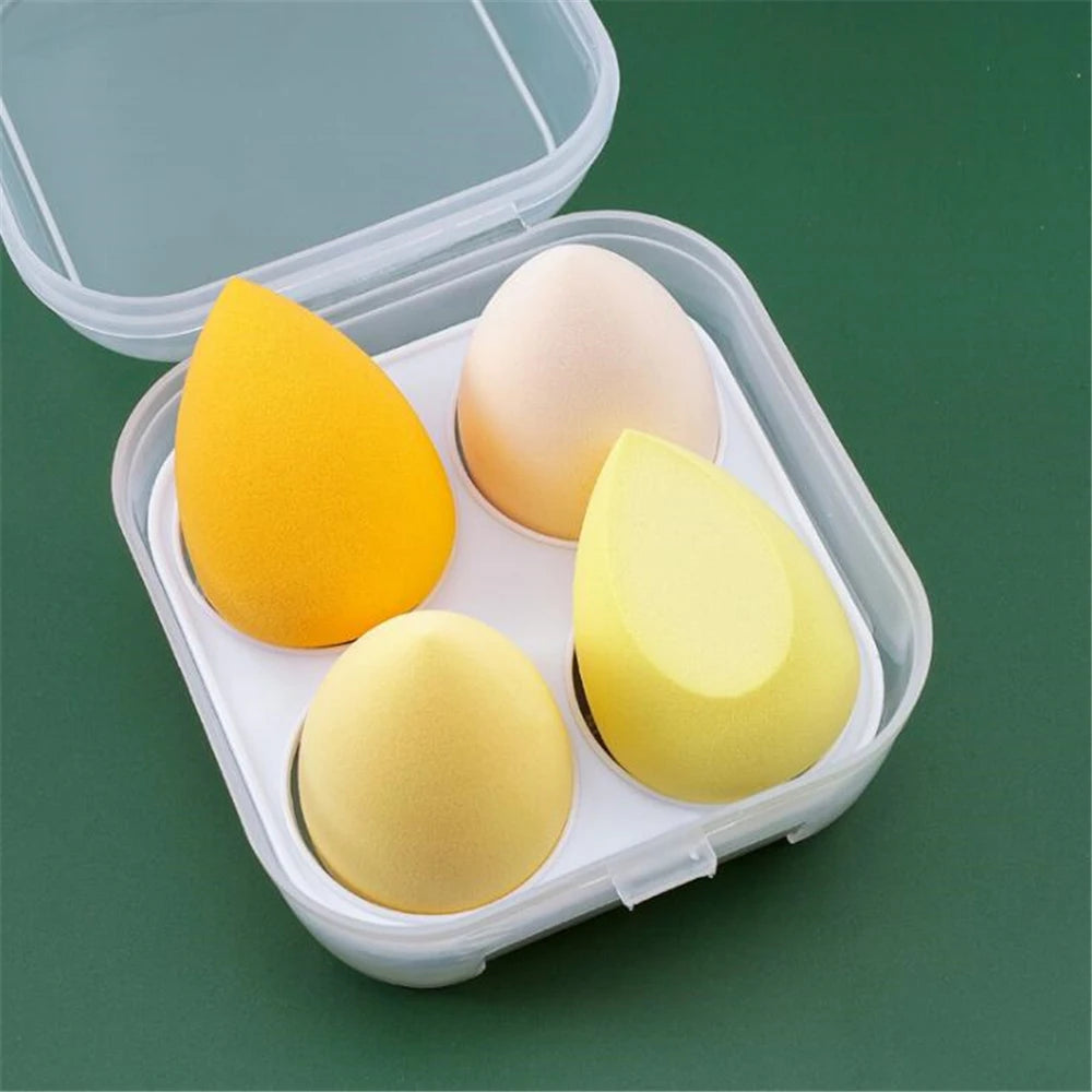 Makeup and face  4pcs/bag Fashion Make up Blender Cosmetic Puff Makeup Sponge