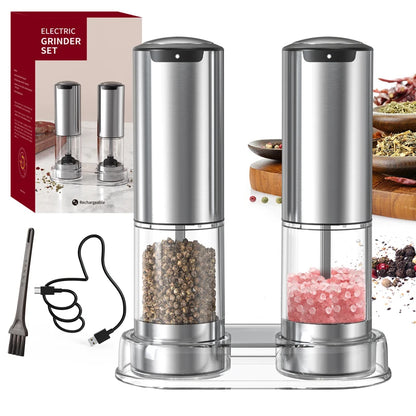 Kitchen  Electric Automatic Mill Pepper And Salt Grinder With LED  Adjustable Coarseness Partner Manufacturers kitchen appliance