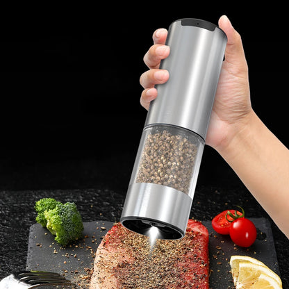 Kitchen  Electric Automatic Mill Pepper And Salt Grinder With LED  Adjustable Coarseness Partner Manufacturers kitchen appliance