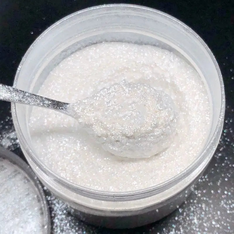 Makeup and face 50g Super Bright Crystal White Mica Gold Powder Pigment Decorating Pearlescent  Powder Dust