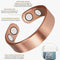 Jewellery   Pure Copper Ring 99.99% Pure Copper Magnetic Rings 4pcs Magnets Classic Adjustable Ring Anillo magnetico terapeutico