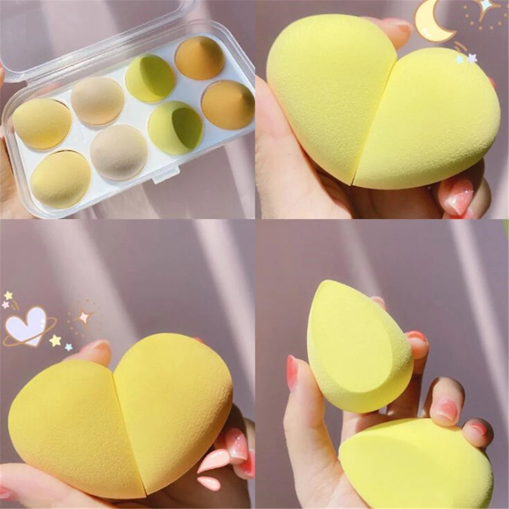 Makeup and face  4pcs/bag Fashion Make up Blender Cosmetic Puff Makeup Sponge