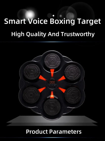 fitness  Smart Bluetooth Music Boxing Target Children's Music Boxing Machine Adult Home Fitness Electronic Boxing Wall Target Training