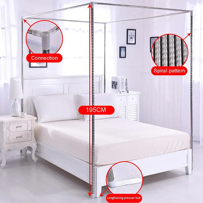 Bedroom   4 Corner Post Bed Canopy Mosquito Netting Bracket (no mosquito net)