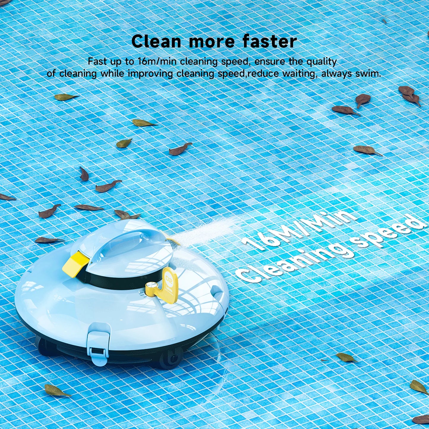 Lydsto P1 Mini Cordless Robotic Pool Cleaner – Dual Motor, IPX8 Waterproof, Automatic Vacuum\ Living Room Decor – Wall Art, Curtains, Clocks, Furniture & More